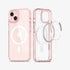 ACS03210 - iPhone 13 Pro Max Case Ultra Hybrid Mag Safe Compatible in white showing the back